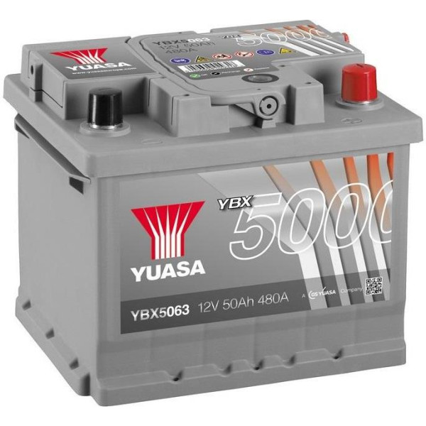 

Yuasa 12V 50Ah Silver High Perf. YBX5063 (0)