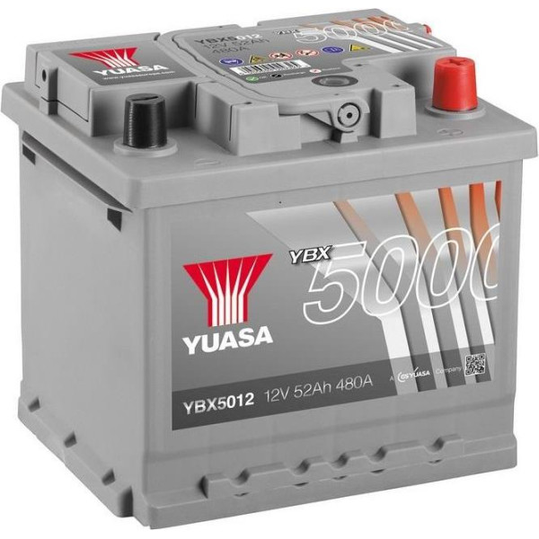 

Yuasa 12V 52Ah Silver High Perf. YBX5012 (0)