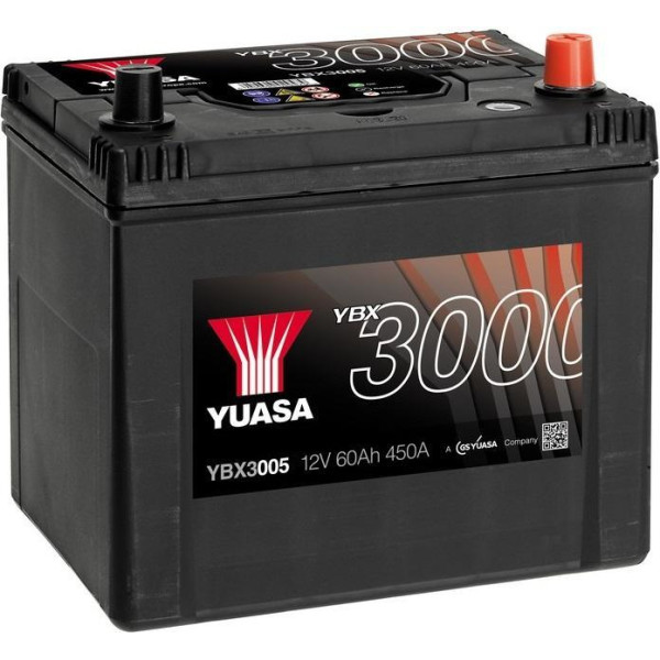 

Yuasa 12V 60Ah SMF Battery Japan YBX3005 (0)
