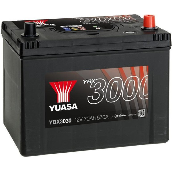 

Yuasa 12V 70Ah SMF Battery Japan YBX3030 (0)