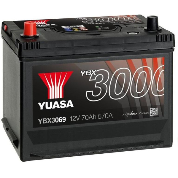 

Yuasa 12V 70Ah SMF Battery Japan YBX3069 (1)
