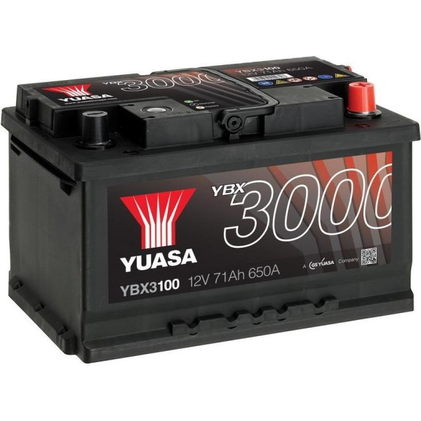 

Yuasa 12V 71Ah SMF Battery YBX3100 (0)