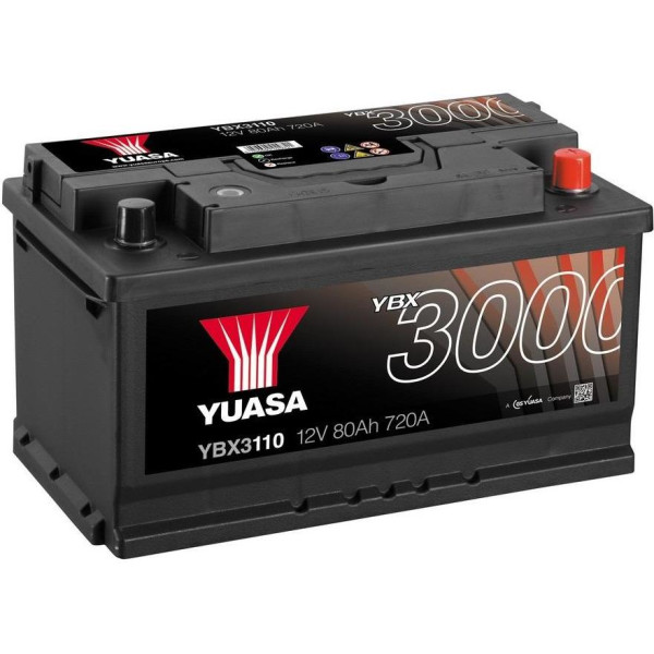 

Yuasa 12V 80Ah SMF Battery YBX3110 (0)