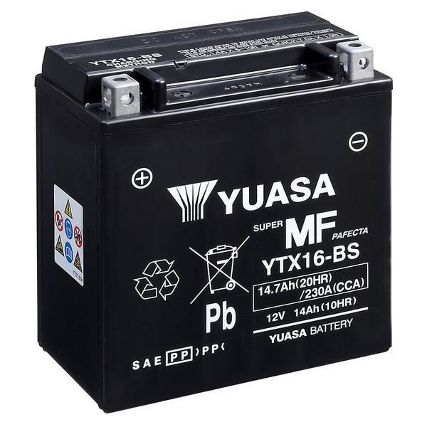 

МОТО Yuasa 12V 14,7Ah MF VRLA Battery YTX16-BS