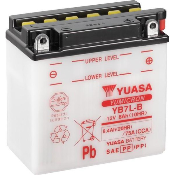 

МОТО Yuasa 12V 8,4Ah YuMicron Battery YB7L-B