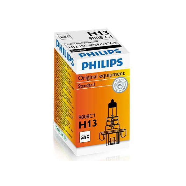 

Автолампа галогенная Philips H13, 1шт/картон (9008C1)