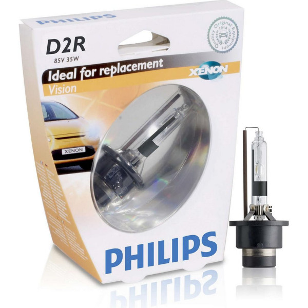 

Ксеноновая Philips D2R Vision, 4600K, 1шт/блистер (85126VIS1)