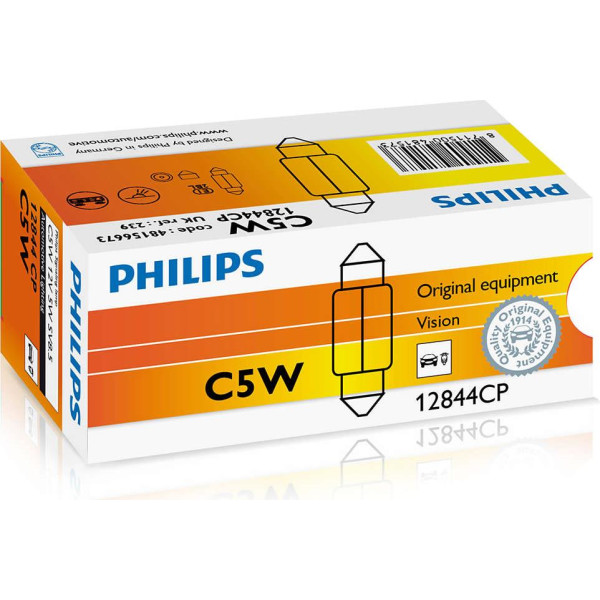 

Автолампа накаливания Philips C5W, 10шт/картон (12844CP)