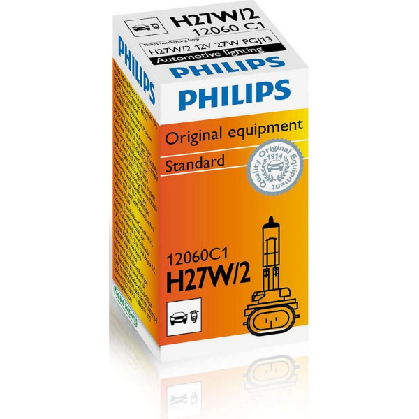 

Автолампа накаливания Philips H27W/2 Vision 1шт/картон (12060C1)