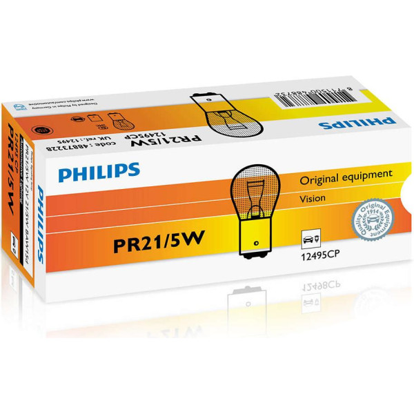 

Автолампа накаливания Philips PR21/5W, 10шт/картон (12495CP)