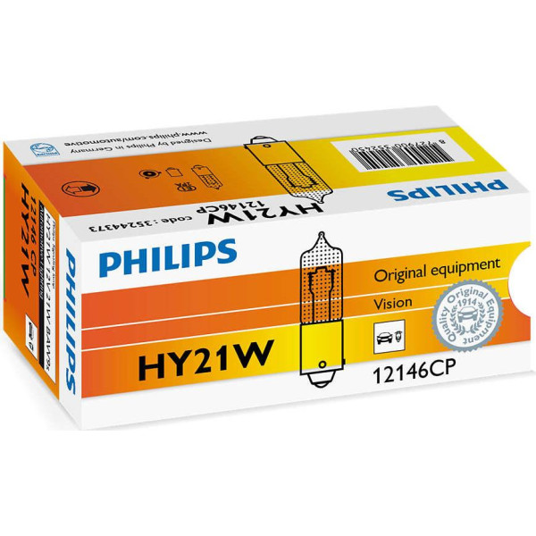 

Автолампа накаливания Philips PY21W SilverVision (12496SVS2) (12496SVS2)