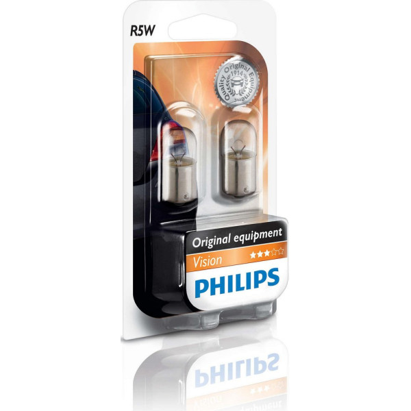 

Автолампа накаливания Philips R5W, 2шт/блистер (12821B2)