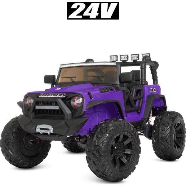 

Электромобиль Джип M 4296EBLR-9(24V) фиолетовый BAMBI