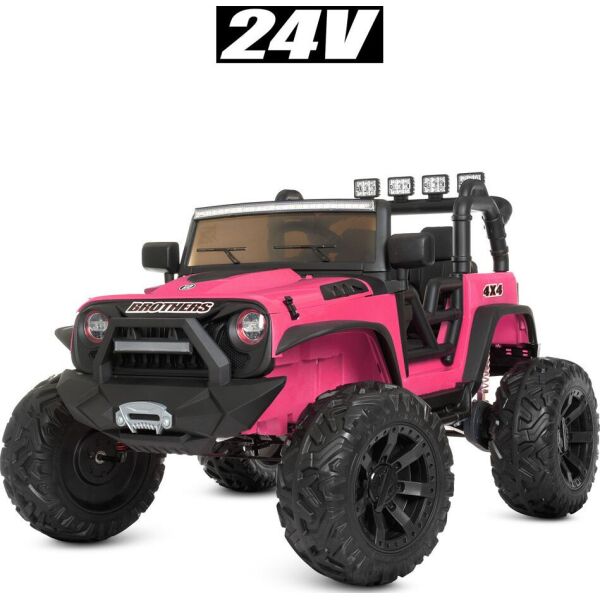 

Электромобиль Джип M 4296EBLR-8(24V) розовый BAMBI