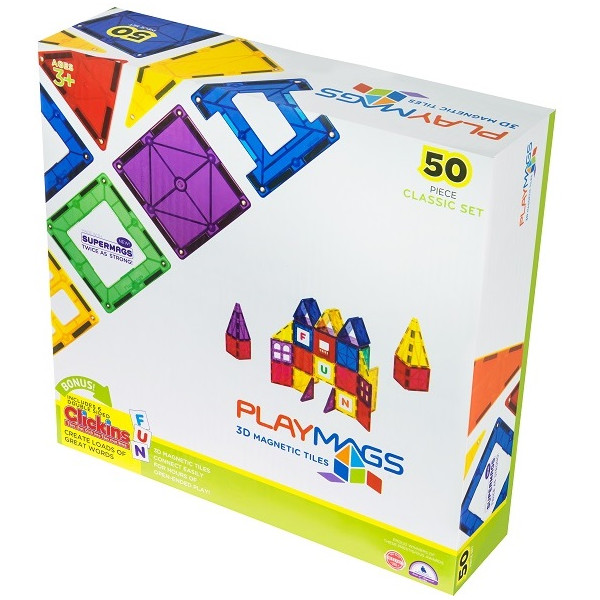 

Конструктор Playmags магнитный набор 50 эл. PM153