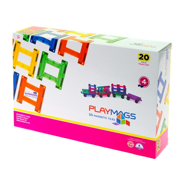 

Конструктор Playmags магнитный набор 20 эл. PM155