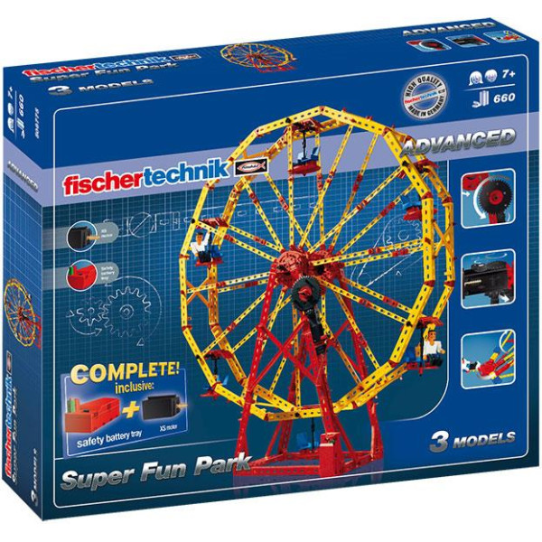 

Конструктор Fisсhertechnik ADVANCED Супер Парк развлечений FT-508775