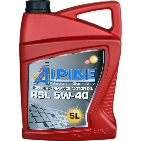 

Моторное масло Alpine RSL 5W-40 5 л