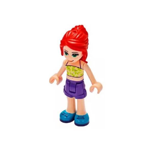 

LEGO Friends Mia, Dark Purple Shorts, Lime Top, Red Hair, Sunglasses (frnd280)