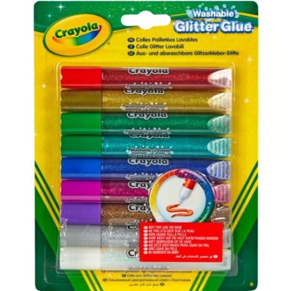 

Клей с блестками Crayola Glitter Glue 9 шт (69-3527)