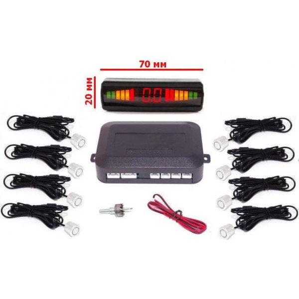 

Парктроник BAXSTER PS-818-11 белый