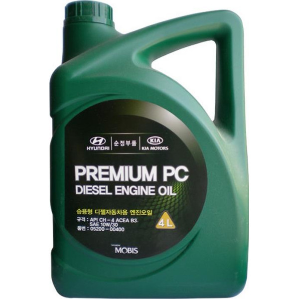 

Моторное масло Hyundai/Kia Premium PC Diesel 10W30, 4 л.