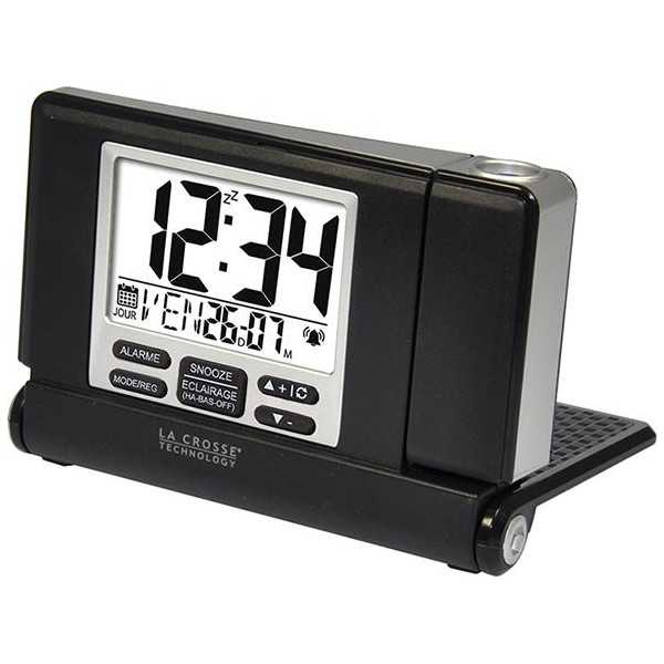 

Часы настольные проекционные La Crosse WT525-Black/Silver (923252)