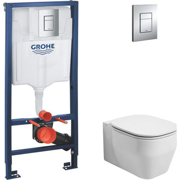 

Инсталляция Grohe Rapid SL 38772001 с кнопкой 38732000 + унитаз подвесной Azzurra Glaze GLZ100B1/SOSK + сидение с крышкой Azzurra Glaze GLZ1800/F, GLZ100B1SOSKGLZ1800F38772001