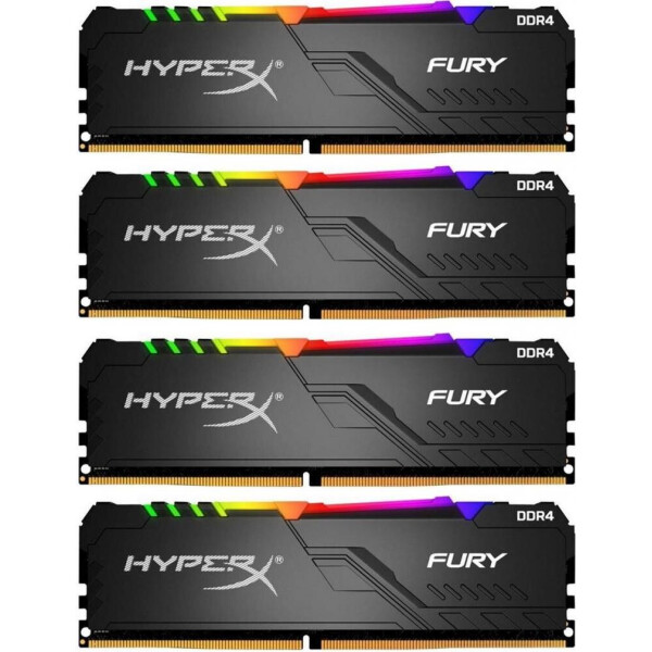 

Оперативная память DDR4 4x32GB/3600 Kingston HyperX Fury RGB (HX436C18FB3AK4/128)