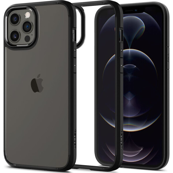 

Чехол Spigen Crystal Hybrid Matte Black для iPhone 12 Pro Max