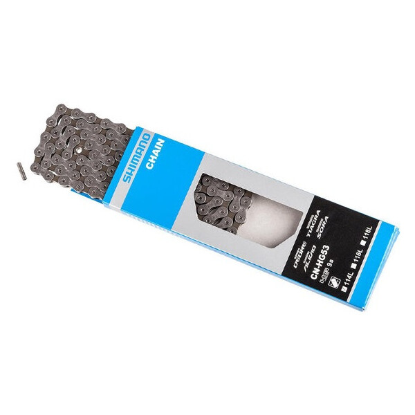 

Shimano CN-HG53 9ск. Deore/Tiagra, 112звен. серо-коричнев.