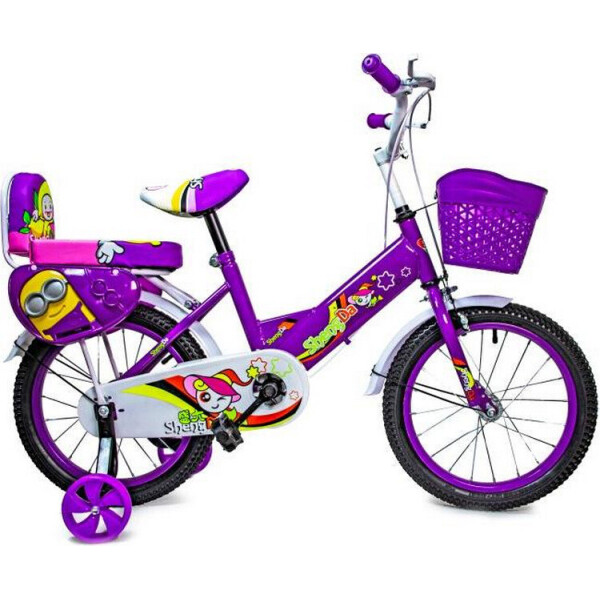 

Велосипед детский 16 "SHENGDA" T15. Violet (ручной и дисковый тормоз)
