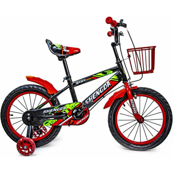 

Велосипед детский 16 "SHENGDA" T18. Red (ручной и дисковый тормоз)