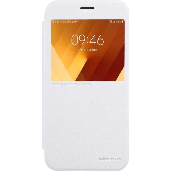 

Nillkin Sparkle Leather PU White для Samsung A7 2017 A720