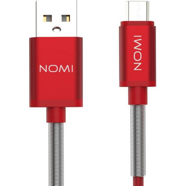 

Кабель Nomi DCMQ 10m USB micro 1м Red
