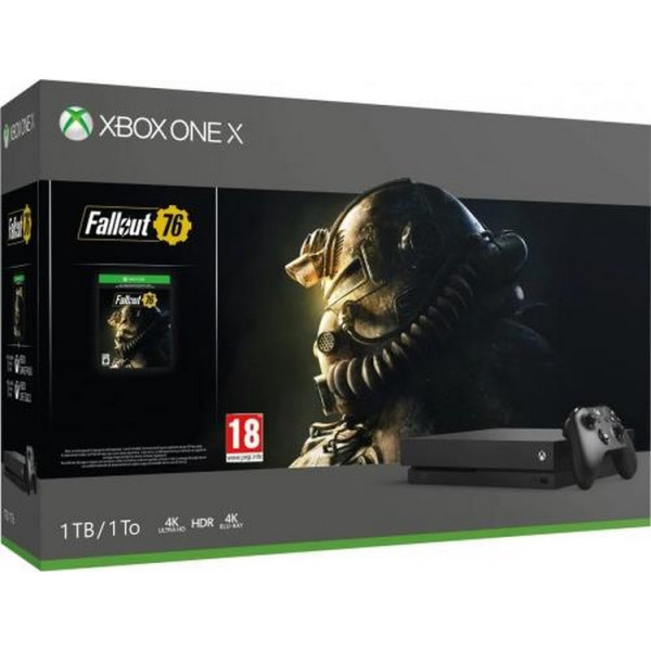 

Microsoft Xbox One X 1Tb + Fallout 76 (ваучер на скачивание) (русская версия)