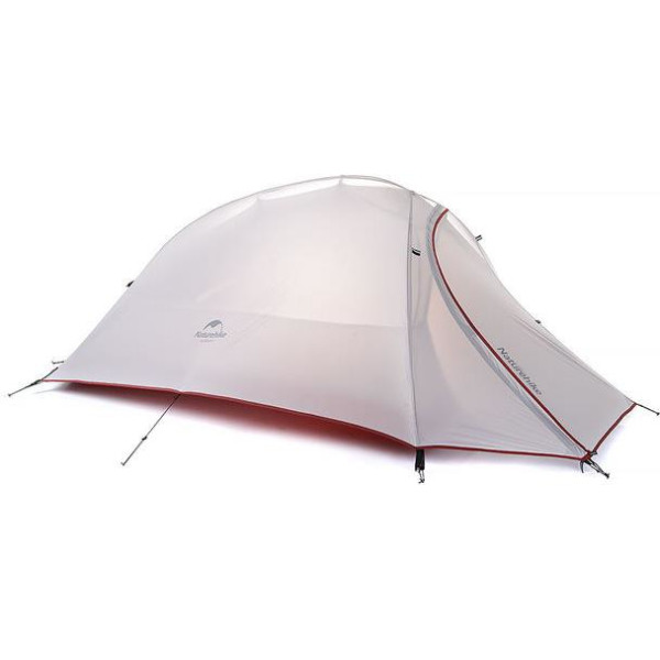 

Палатка Naturehike Cloud UP I (1-х местная) 20D silicone light grey/red NH15T001-T