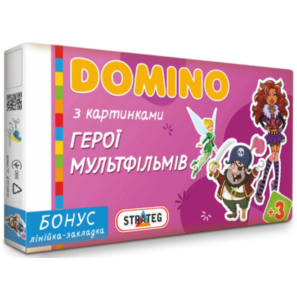 

Настольная игра Strateg Домино Герои мультфильмов (679)