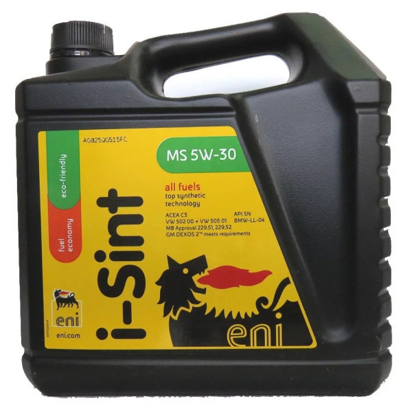 

Моторное масло ENI I-Sint MS 5W-30 (4л)