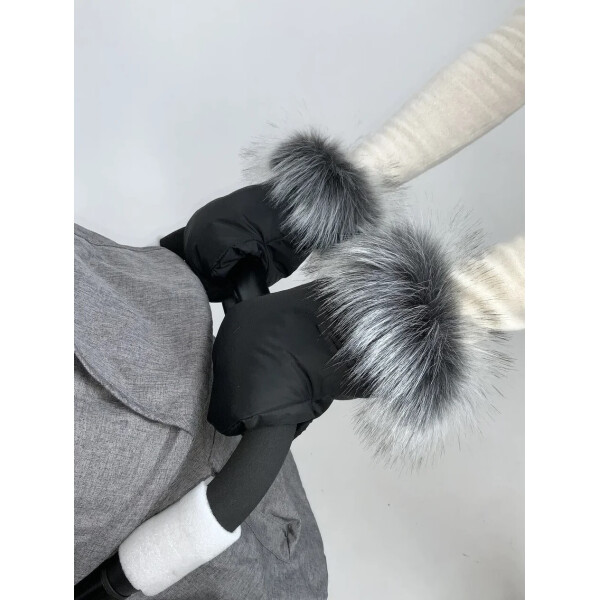 

Муфта-Варежки на коляску Anmar Handmuff. Цвет черный.