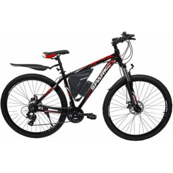 Акция на Электровелосипед UVOLT Spark Lance Mb-48-500 29 Дюймов Черно-Красный от Allo UA