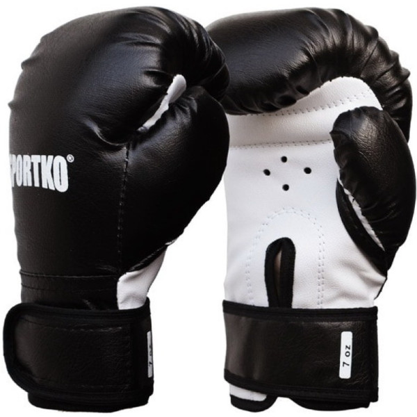 

Перчатки боксерские Sportko ПД2-7- oz (унций) черный (5644)
