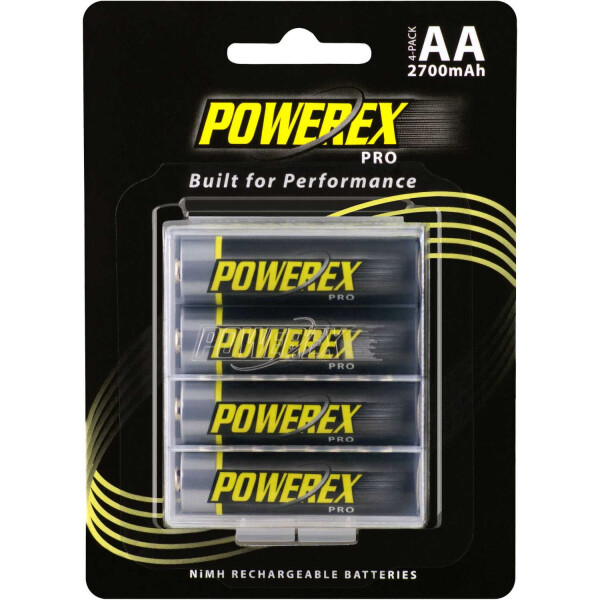 

Аккумуляторы Maha Powerex AA 2700mAh PRO 4шт (Made in Japan) (MHRAA4PRO)