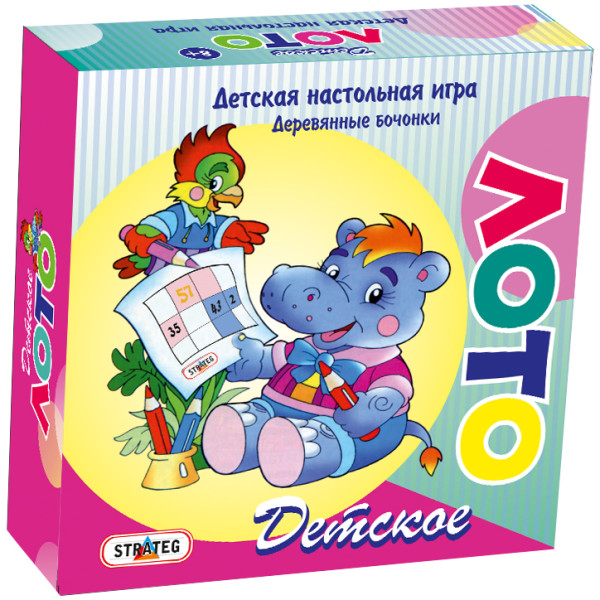 

Настольная игра Strateg Детское Лото (1003, 343)