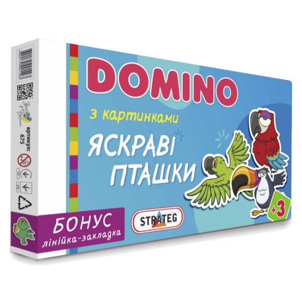 

Настольная игра Strateg Домино Птицы (675)