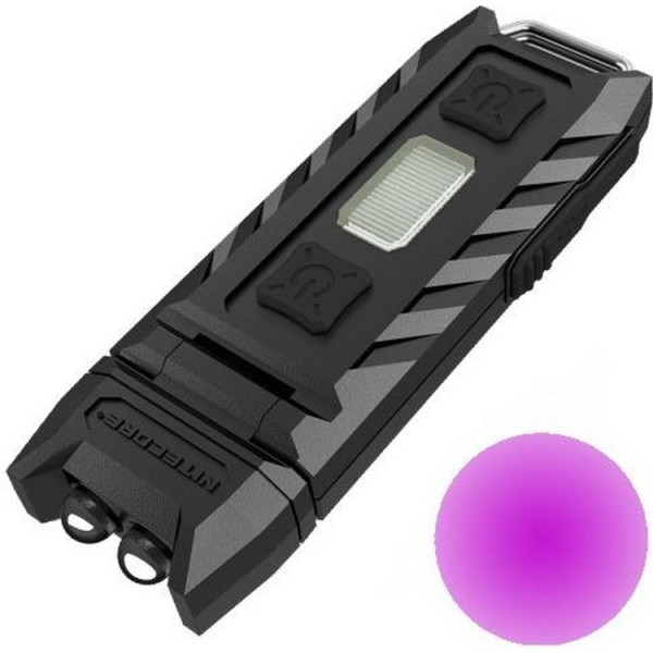 

Фонарь многофункциональный Nitecore THUMB LEO (1LED+UV LED, 45 люмен, 3 режима, USB) 6-1212-LEO