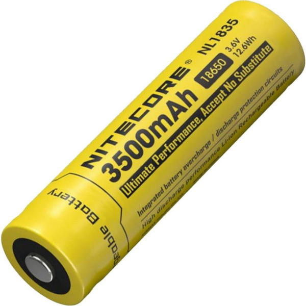 

Аккумулятор литиевый Li-Ion 18650 Nitecore NL1835 3.7V (3500mAh) 6-1234