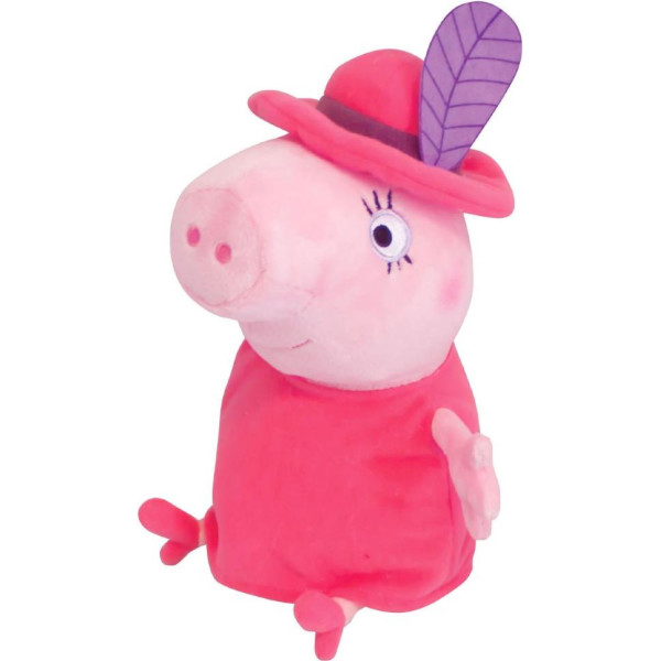 

Мягкая игрушка Peppa Pig Мама свинка в шляпе 30 см (29625)
