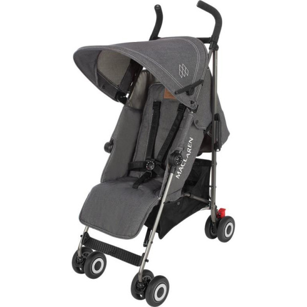

-трость Maclaren Quest Denim Charcoal Серый Джинс (WR1R043322)