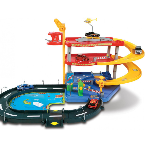 

Игровой набор Bburago Гараж 3 уровня, 2 машинки (18-30025)